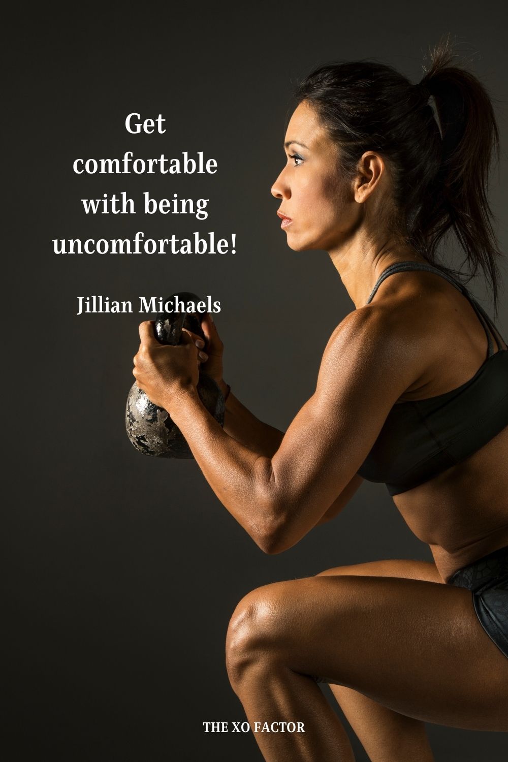 Get comfortable with being uncomfortable! Jillian Michaels