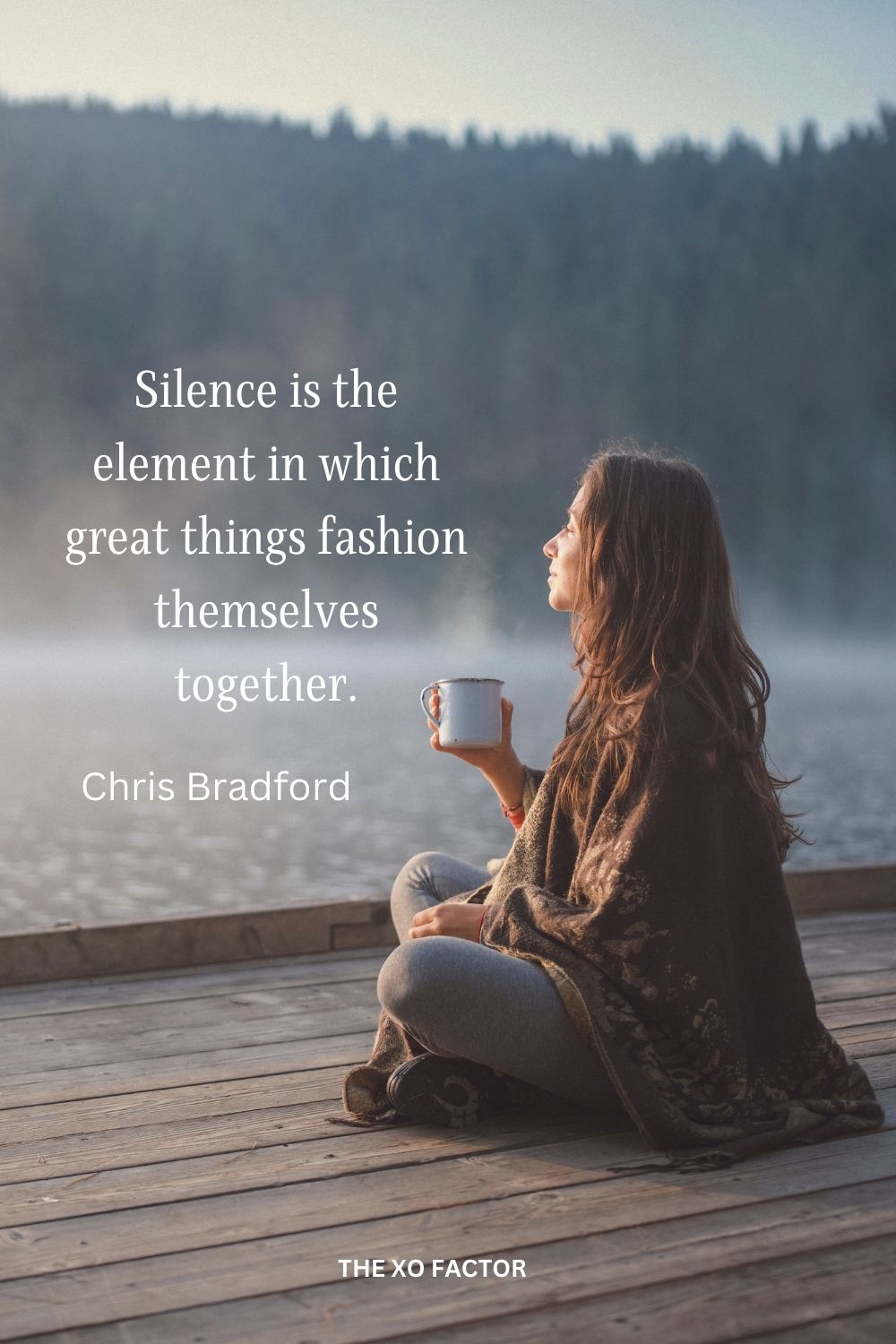 Silence is the element in which great things fashion themselves together.
Chris Bradford