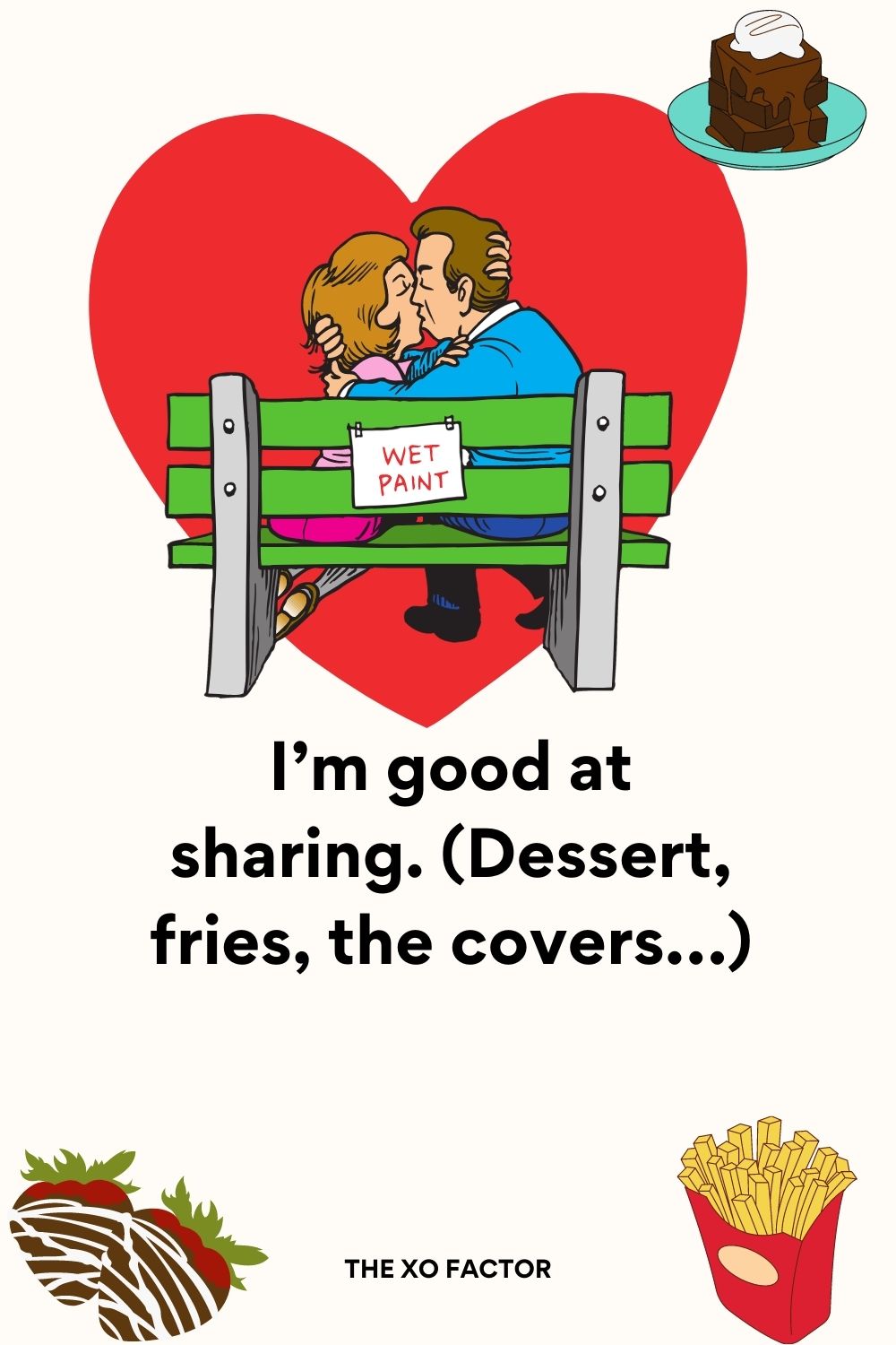 I’m good at sharing. (Dessert, fries, the covers…)