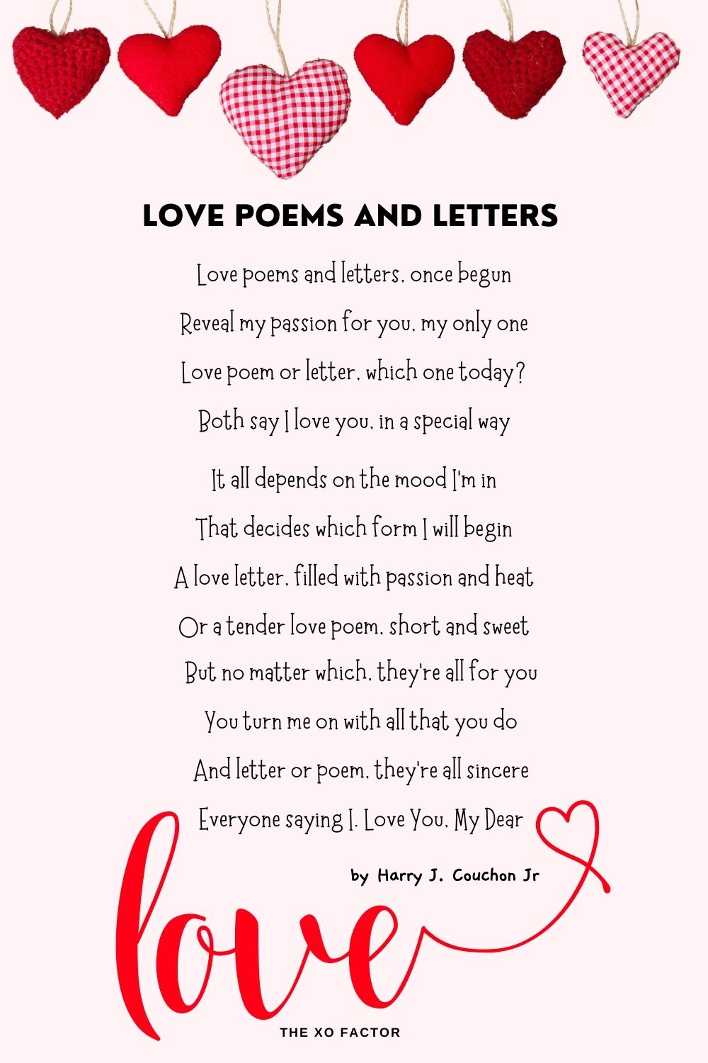 Love Poems And Letters  Poem by Harry J. Couchon Jr