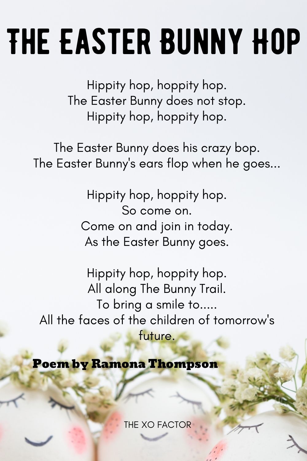 The Easter Bunny Hop Poem by Ramona Thompson