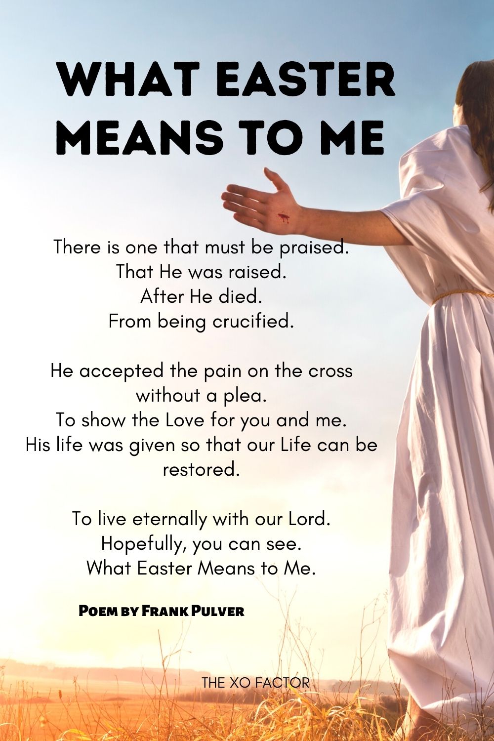 What Easter Means To Me Poem by Frank Pulver