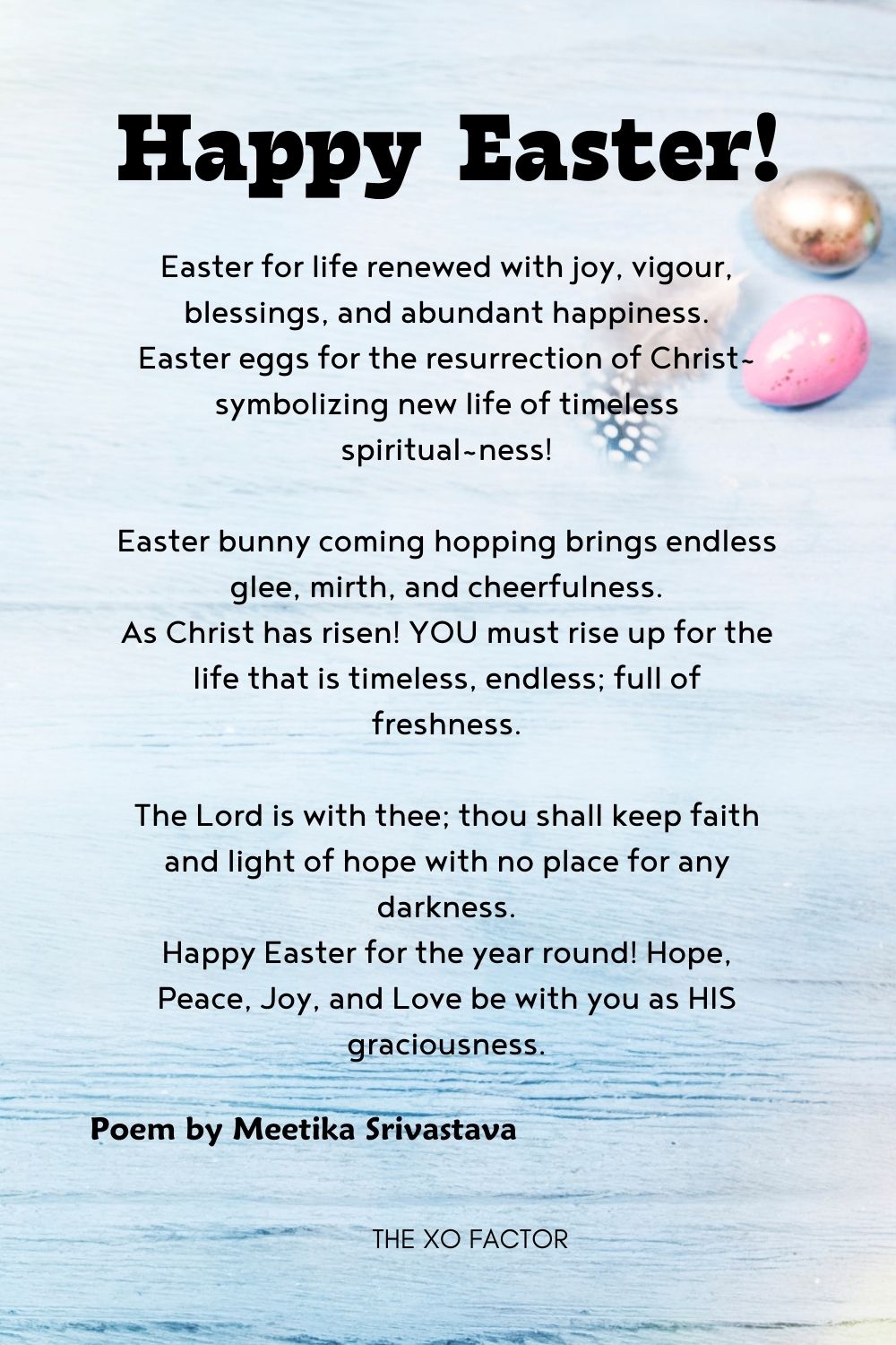 Happy Easter! Poem by Meetika Srivastava
