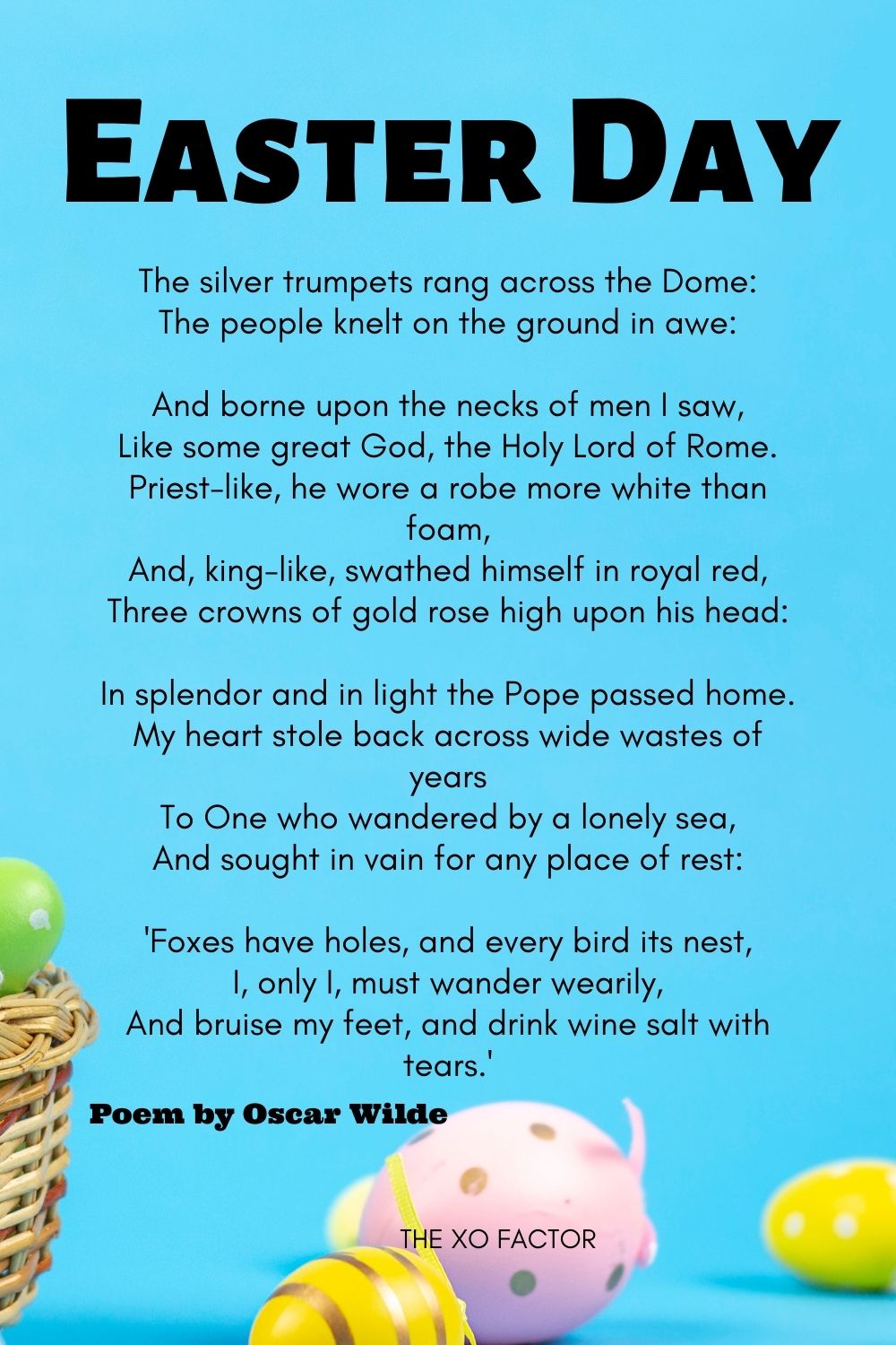 Easter Day Poem by Oscar Wilde