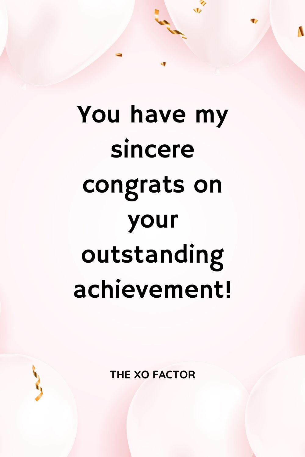 You have my sincere congrats on your outstanding achievement!