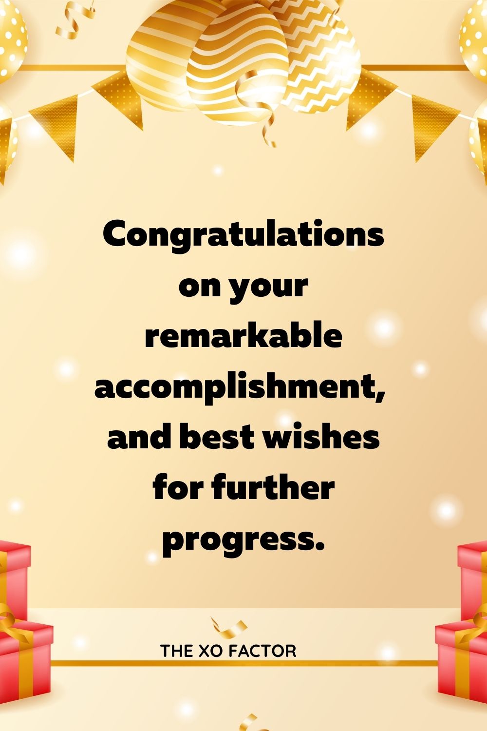 Congratulations on your remarkable accomplishment, and best wishes for further progress.