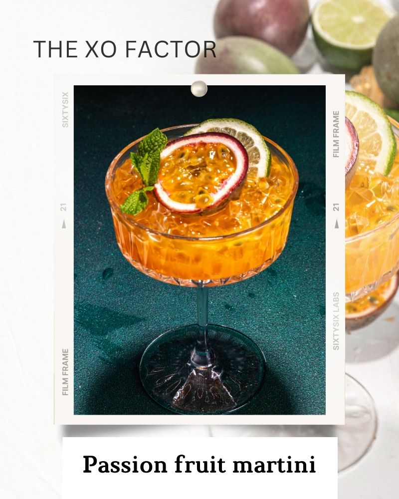 Passion fruit martini