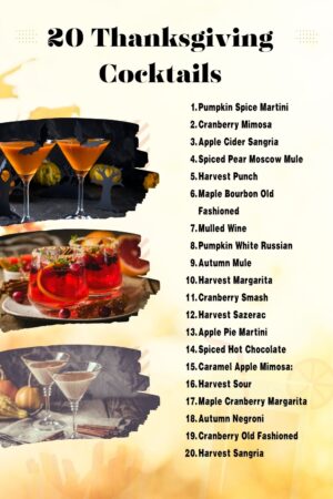Celebrate Thanksgiving With These 20 Festive Cocktails!