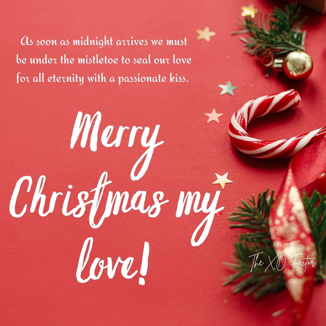 As soon as midnight arrives we must be under the mistletoe to seal our love for all eternity with a passionate kiss. Merry Christmas, my love! Christmas Messages For Girlfriend