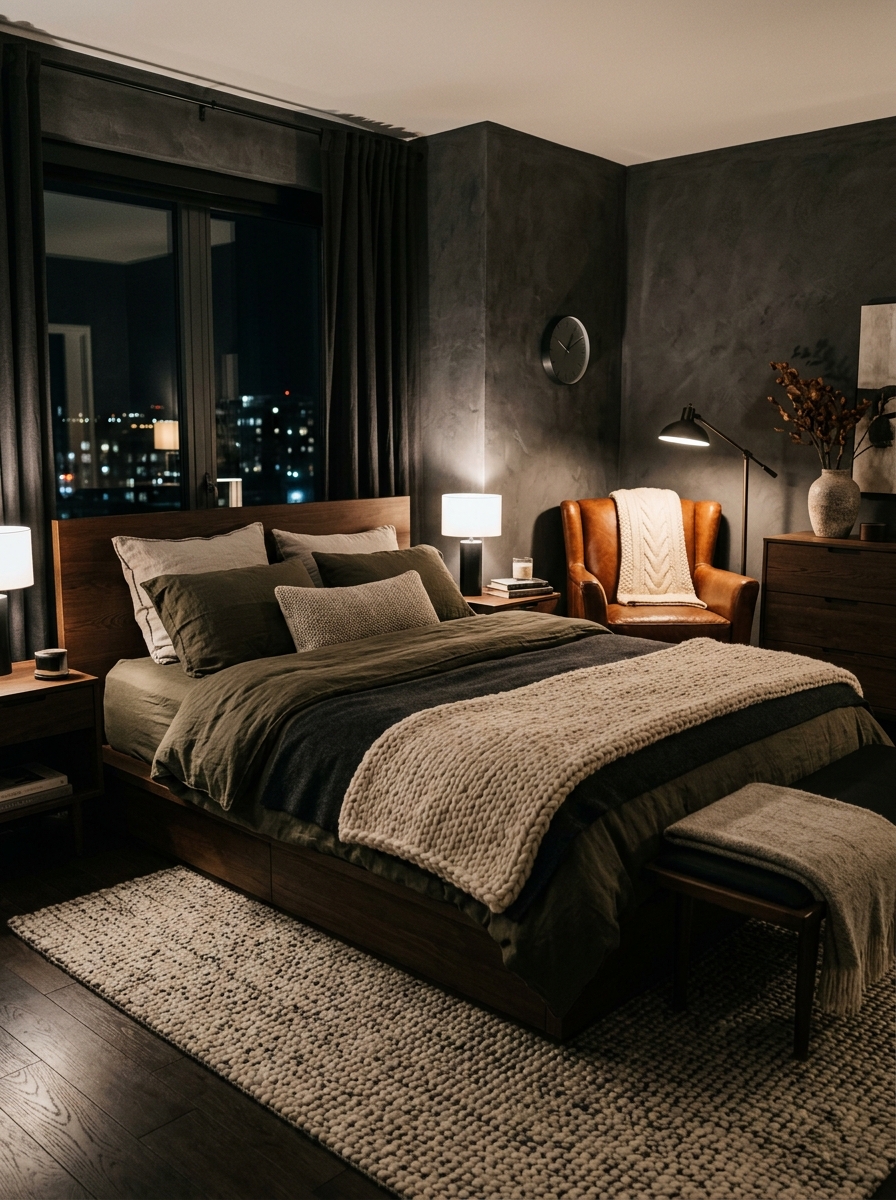 13 Dark Bedroom Ideas For Men Who Want A Stylish And Relaxing Space