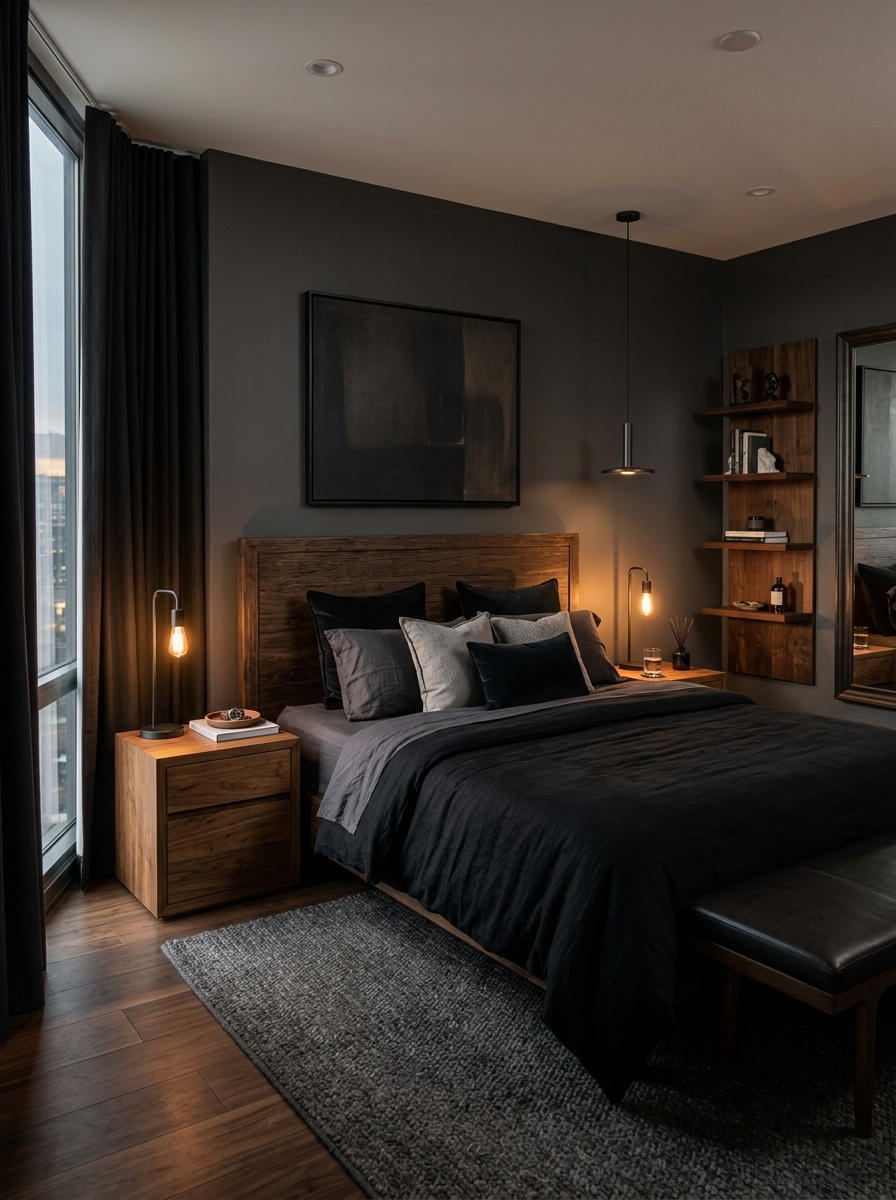 13 Dark Bedroom Ideas For Men Who Want A Stylish And Relaxing Space