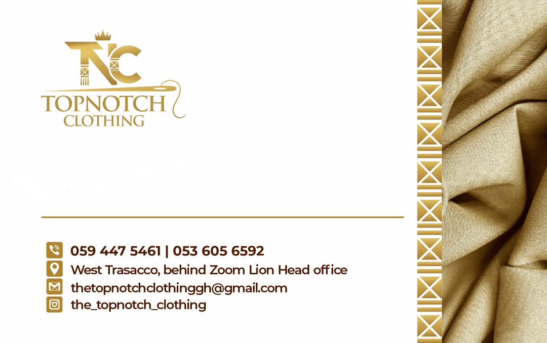Top Notch Clothing Contact